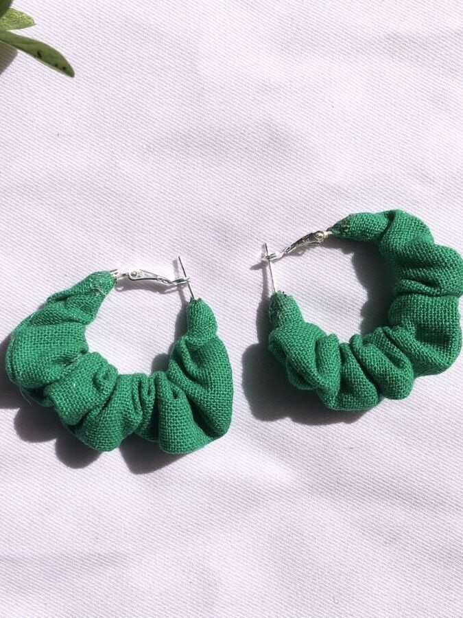 EAR RING - ER-03 (dark green)